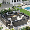 Aoxun Patio Furniture Sets, 15-Piece Outdoor Patio Furniture by Aoxun