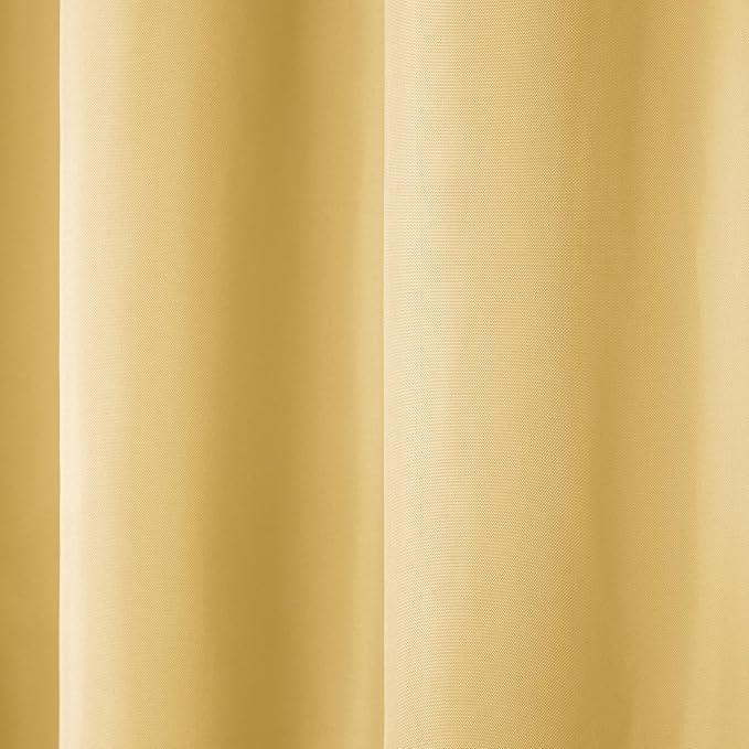 TOWN & COUNTRY BASICS Cabana Solid Heavyweight Indoor Outdoor Curtains - Image 4