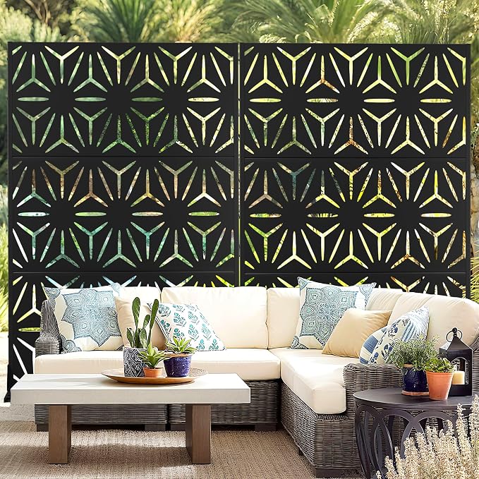 Outdoor Privacy Screen, Freestanding Privacy Fence Panels - Image 8