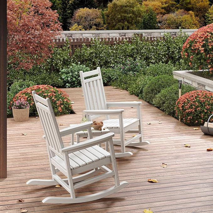 HDPE Rocking Chair Outdoor Set of 6 - Image 7