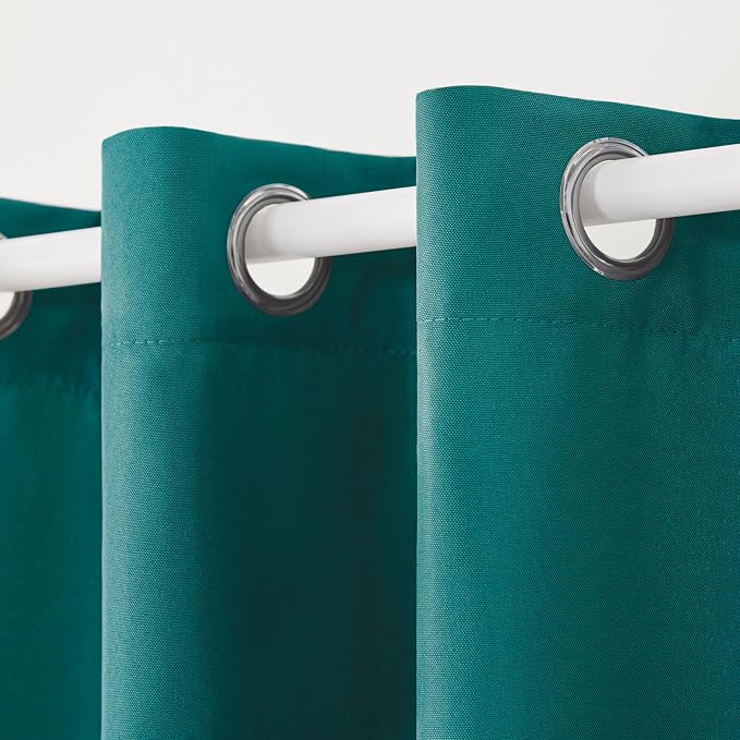 TOWN & COUNTRY BASICS Cabana Solid Heavyweight Indoor Outdoor Curtains - Image 3