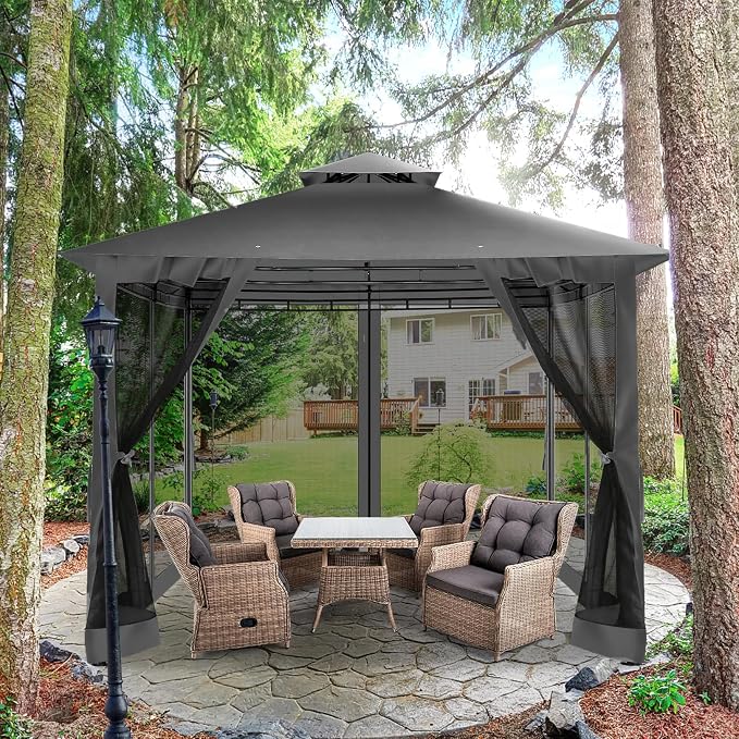 COBIZI Gazebo 10x10 Heavy Duty Gazebos - Image 5