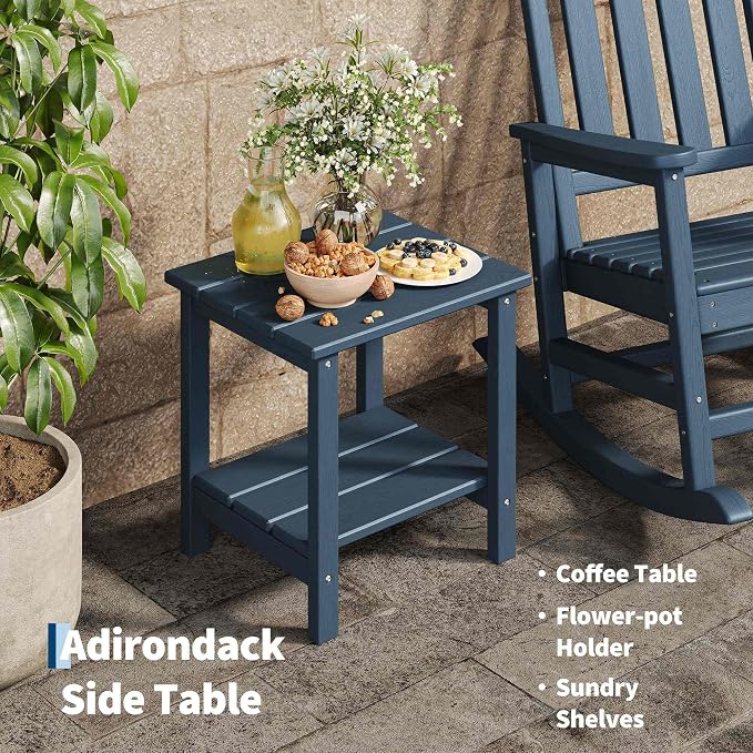 HDPE Rocking Chair Outdoor Set of 4 - Image 4