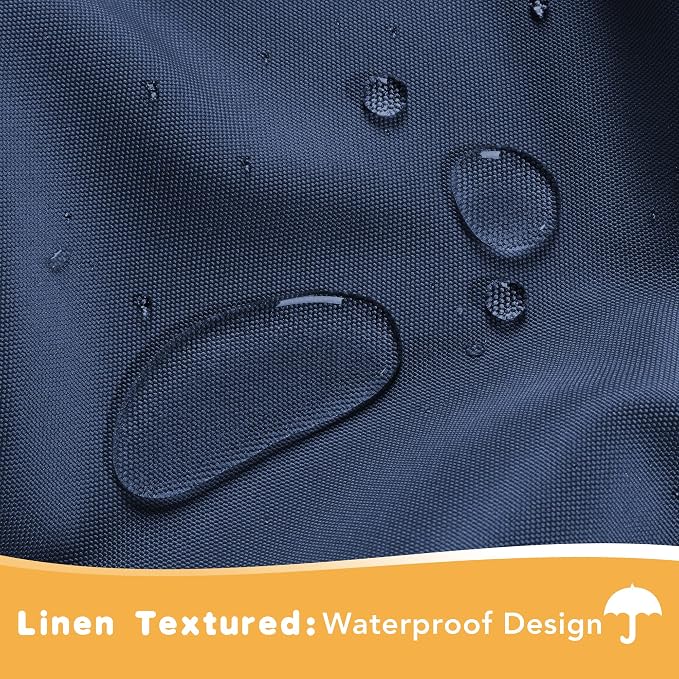 HolidayIdeas Outdoor Curtains for Patio Waterproof, 4 Panels - Image 2