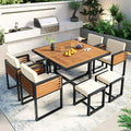Merax 9 Pieces Outdoor Dining Set by Merax