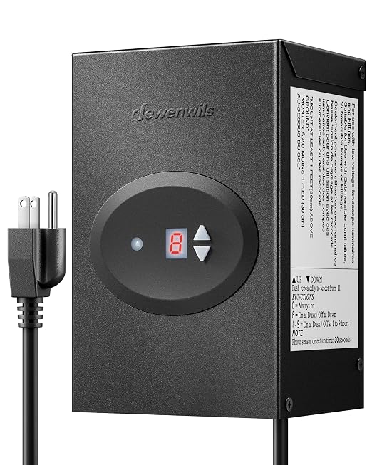 DEWENWILS 120W Low Voltage Landscape Transformer, Outdoor Transformer by DEWENWILS