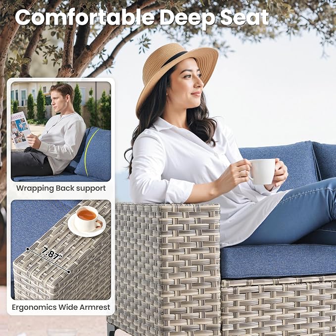 ovios 9-Piece Patio Furniture Set - Image 7