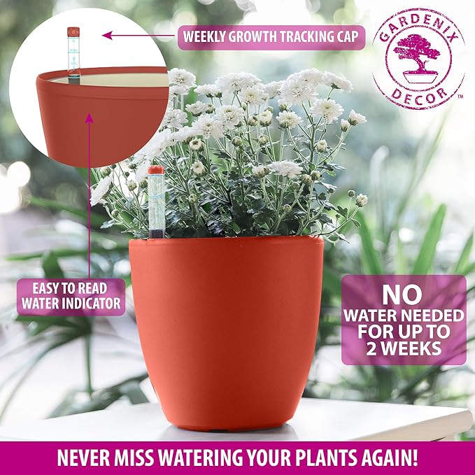 GARDENIX DECOR Self Watering Pots - Image 5