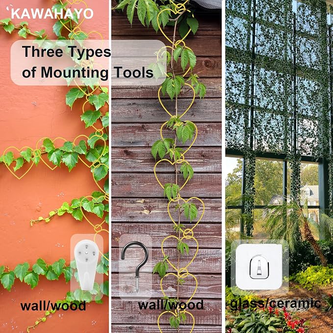 20 Pcs Chain Trellis for Climbing Plants Indoor Outdoor, Plant Trellis - Image 6