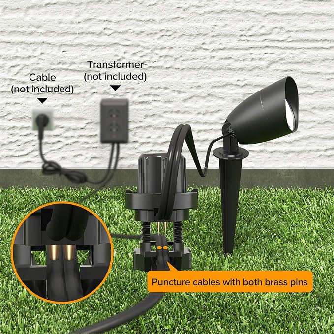LUTEC 12V Low Voltage Landscape Lighting, Die-cast Aluminum Spot Lights - Image 2