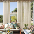 RYB HOME 2 Panels Outdoor Sheer Curtains by RYBHOME