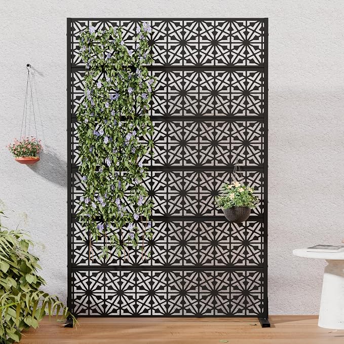 Casaphoria Metal Privacy Screen Outdoor by Casaphoria
