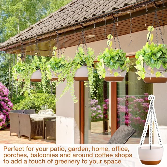 Mumufy 6 Pcs 8 Inch Hanging Planter - Image 5