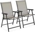 Yaheetech Patio Dining Chairs Set of 2, Portable Dining Chairs by Yaheetech