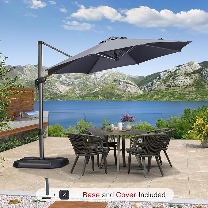 PURPLE LEAF 10 Feet Patio Umbrella - Image 2
