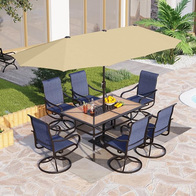 PHI VILLA Patio Dining Set by PHIVILLAThepioneerofcomfortablehouseholdsupplies