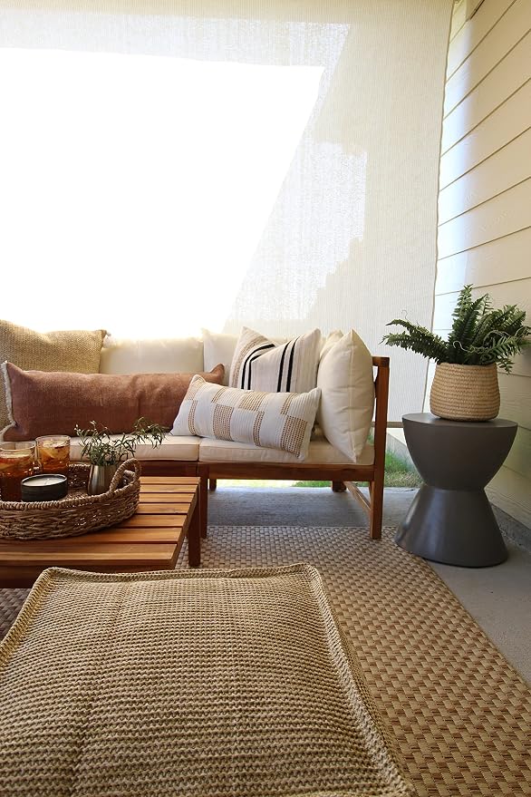 SAFAVIEH Outdoor Collection Lynwood Outdoor Sectional Sofa - Image 6