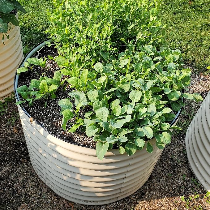 Vego garden 32" Tall 42" Round Raised Garden Bed Raised Bed Planter Box - Image 9