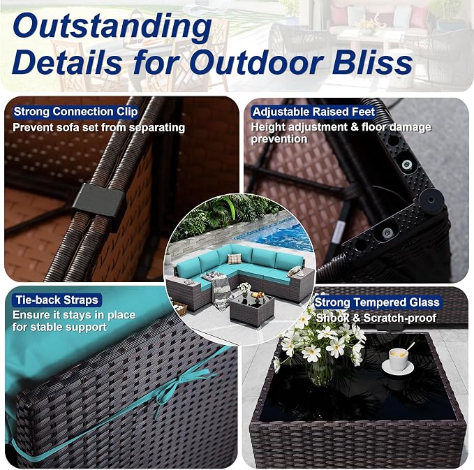 Outdoor Patio Furniture Set - Image 7