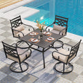 PHI VILLA 5 Pieces Outdoor Dining Set by PHIVILLAThepioneerofcomfortablehouseholdsupplies