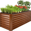 Best Choice Products 8x2x2ft Outdoor Metal Raised Garden Bed, Rectangular Deep by BestChoiceProducts