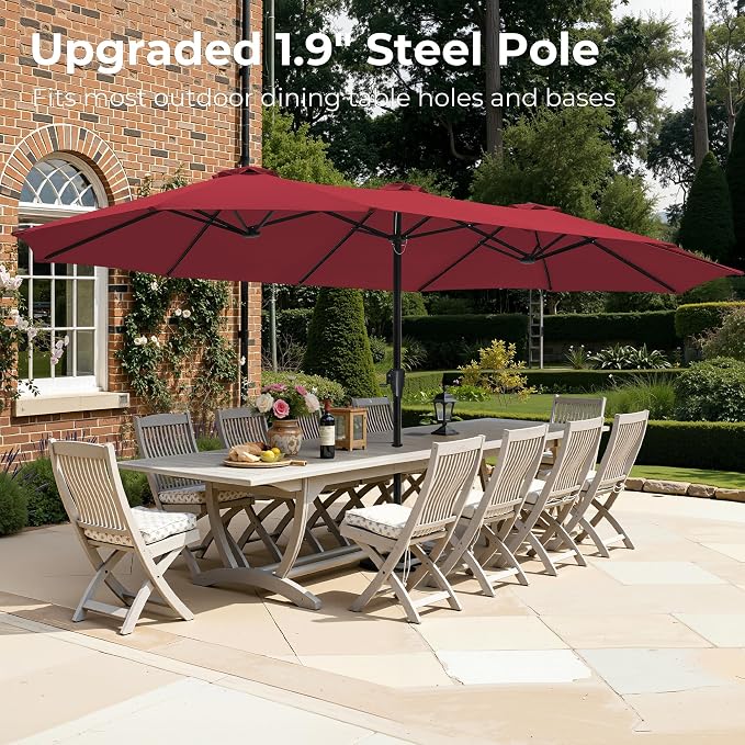 SUPERJARE 15FT Outdoor Umbrella - Image 3