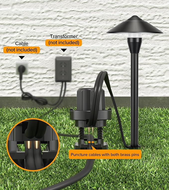 LUTEC 12V Low Voltage Pathway Lights, Die-cast Aluminum Pathway Lights - Image 3