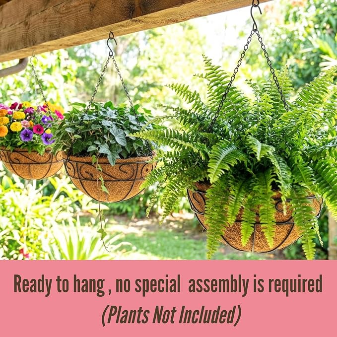 LaLaGreen Hanging Planter for Outdoor Plants Hanging Baskets - Image 4