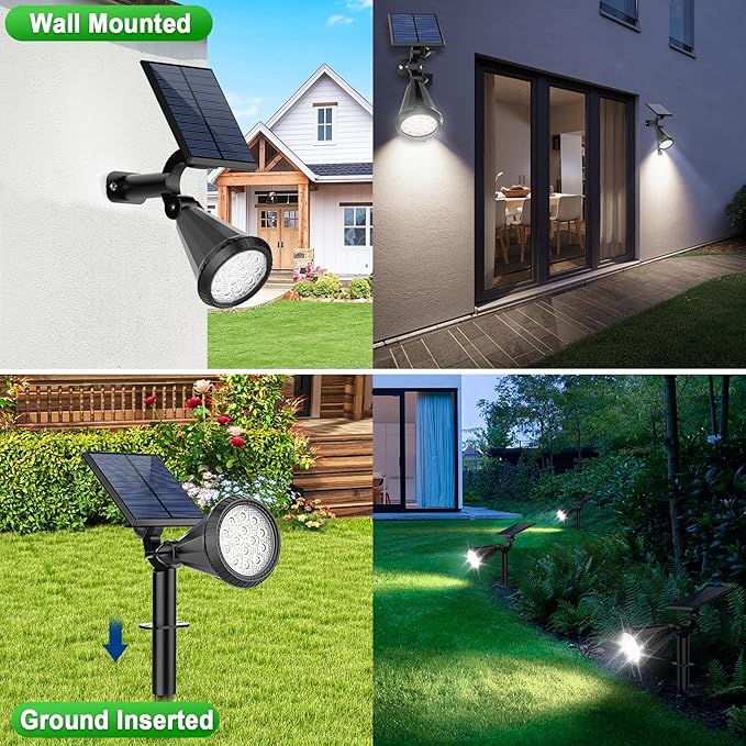 Solar Lights Outdoor Waterproof 180° Adjustable Landscape Spot Lights - Image 5