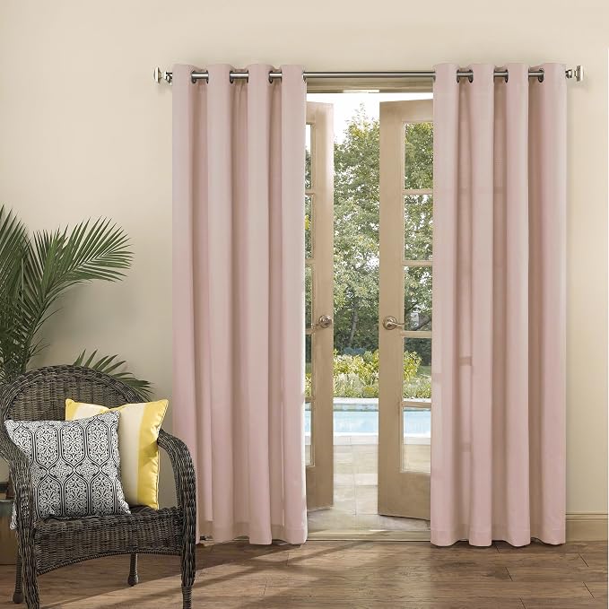 Sun Zero Marina Indoor/Outdoor UV Protectant Energy Efficient Grommet Curtain - Image 5