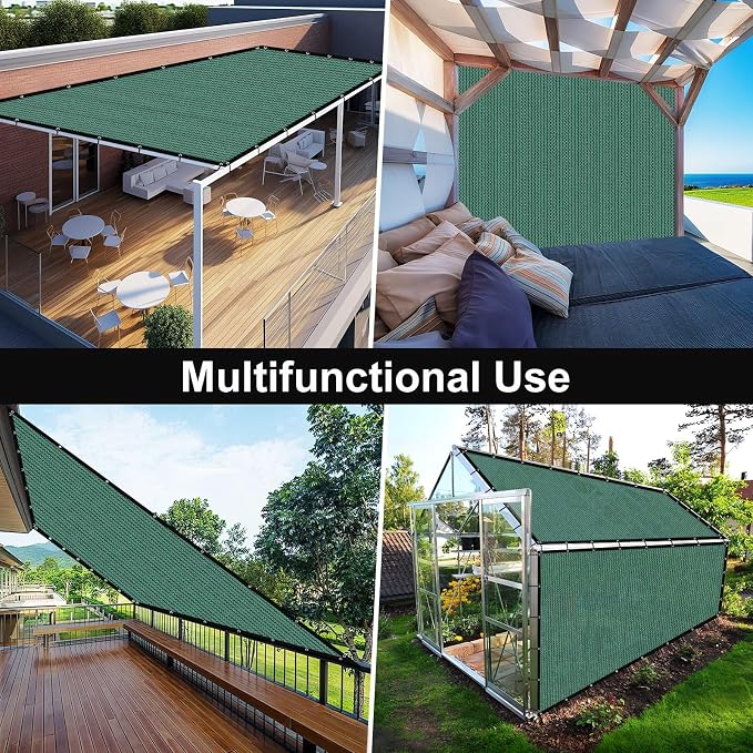 Artpuch 90% Sun Shade Cloth, 12 x 16 FT Pergola Shade Cover Canopy - Image 8