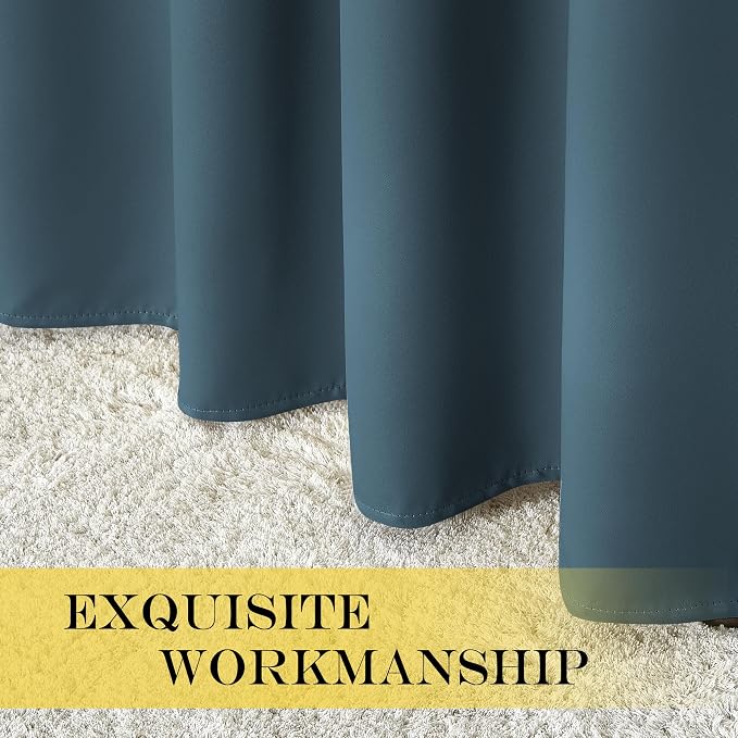 NICETOWN Blackout Doorway Curtain Drape 78 inch Long - Image 4