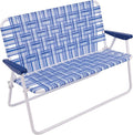 Camp & GO 16" Extended Height Folding Double Wide Web Lawn Chair Loveseat by CAMPGO