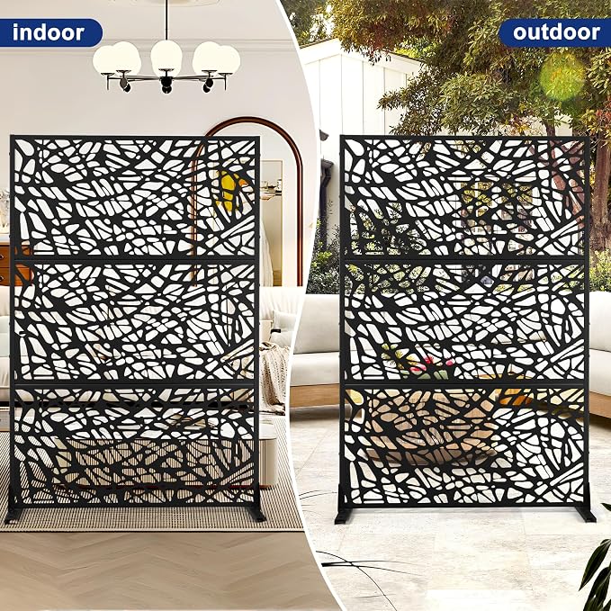 Outdoor Privacy Screen, Freestanding Privacy Fence Panels - Image 6