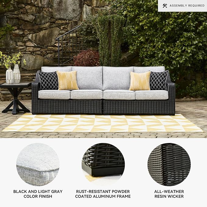 Signature Design by Ashley Beachcroft Casual Nuvella Weather Resistant Fabric - Image 4