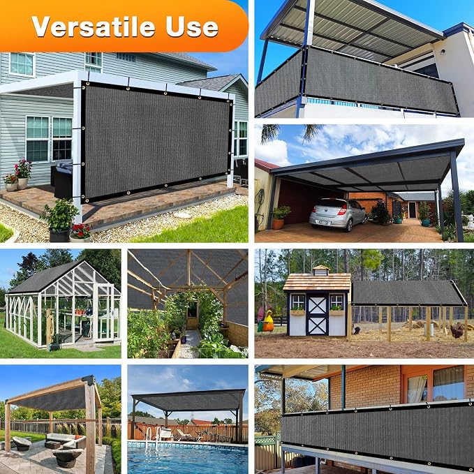 Artpuch Outdoor Pergola Shade Cover 7x20 FT Sun Shade Cloth - Image 6