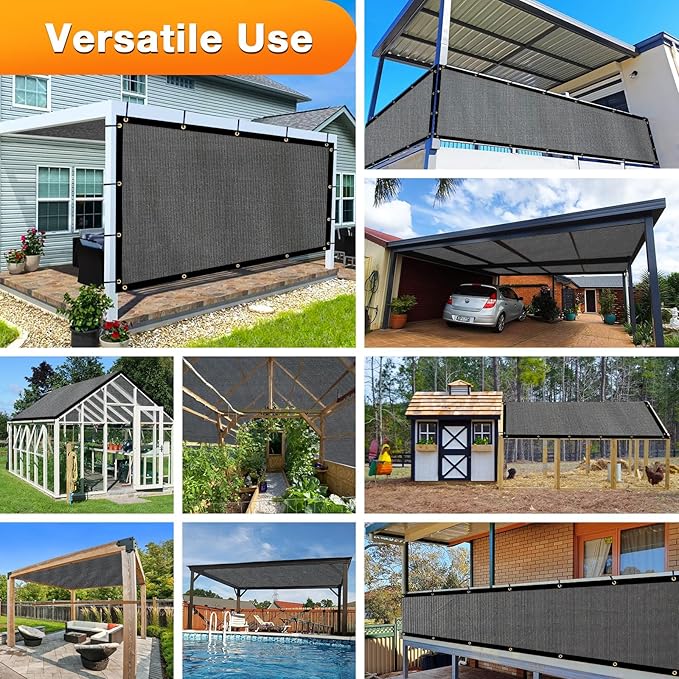 Artpuch Outdoor Pergola Shade Cover 21x23 FT Sun Shade Cloth - Image 6