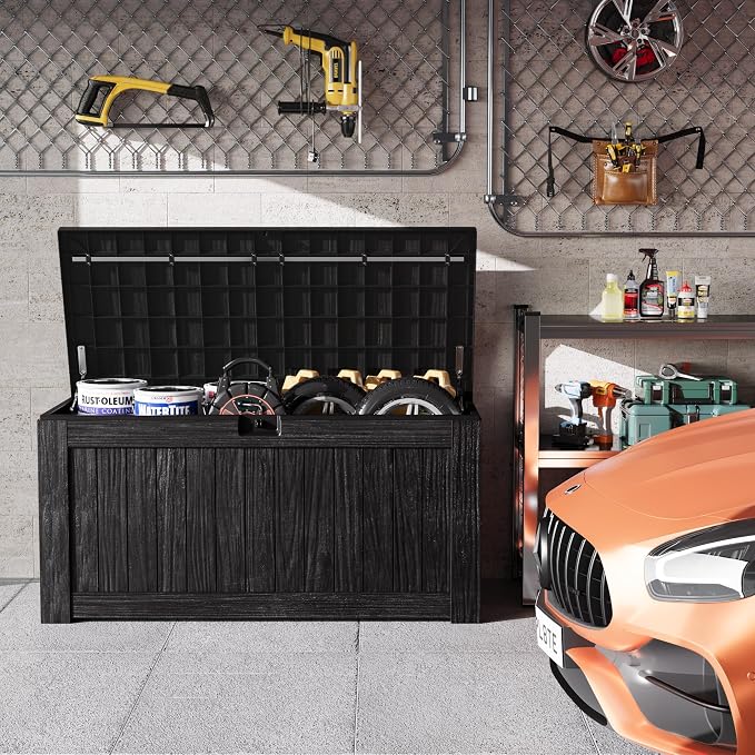 Greesum Outdoor Storage Box 120 Gallon Storage Bin - Image 3