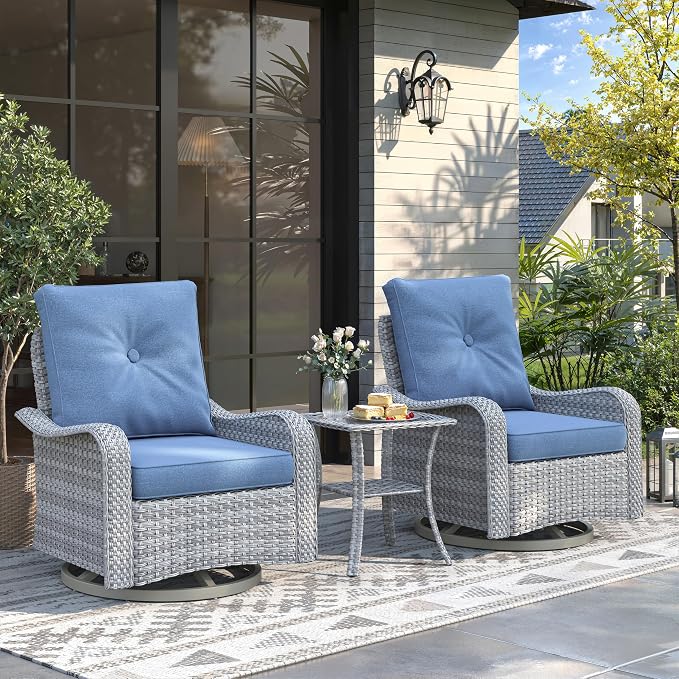 2-Seat Modern Patio Furniture Set - Image 5