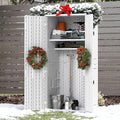 EHHLY Heavy Duty Tall Storage Cabinet Outdoor Weatherproof, 28 Cuft Garage by EHHLY