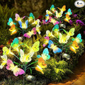 Anordsem Solar Garden Lights Outdoor: 8 Removable Fiber Optic Fabric by Anordsem