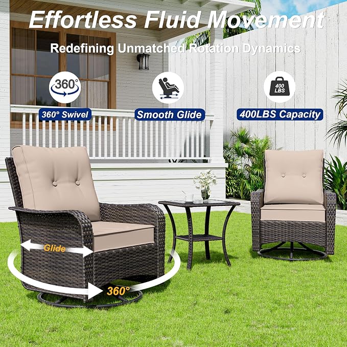 9 Pieces Patio Furniture Set - Image 3