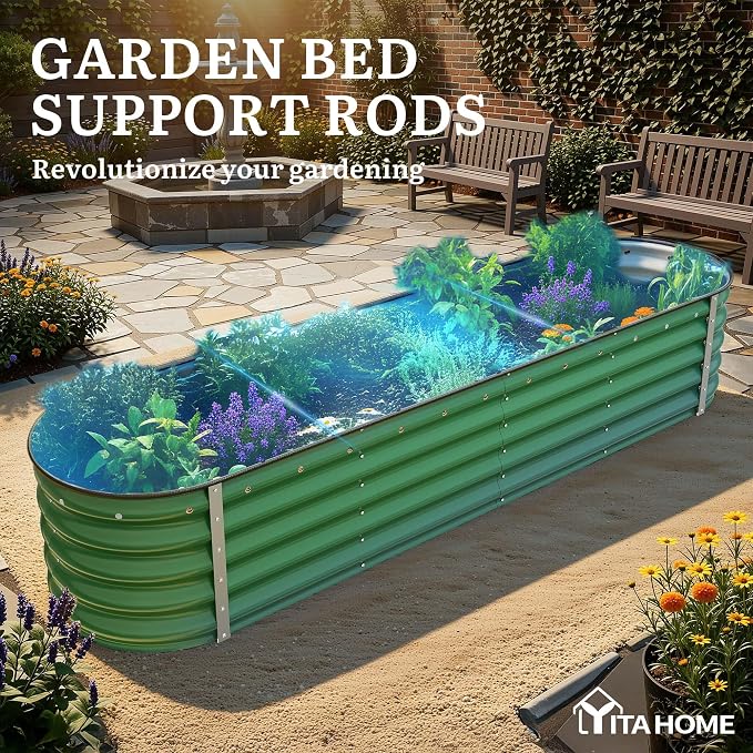YITAHOME 17" Tall 9 in 1 Large Raised Garden Bed Kit, Outdoor Above Ground - Image 6