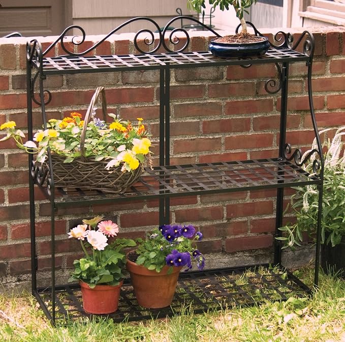 Panacea Products Forged 3-Tier Plant Stand - Image 2