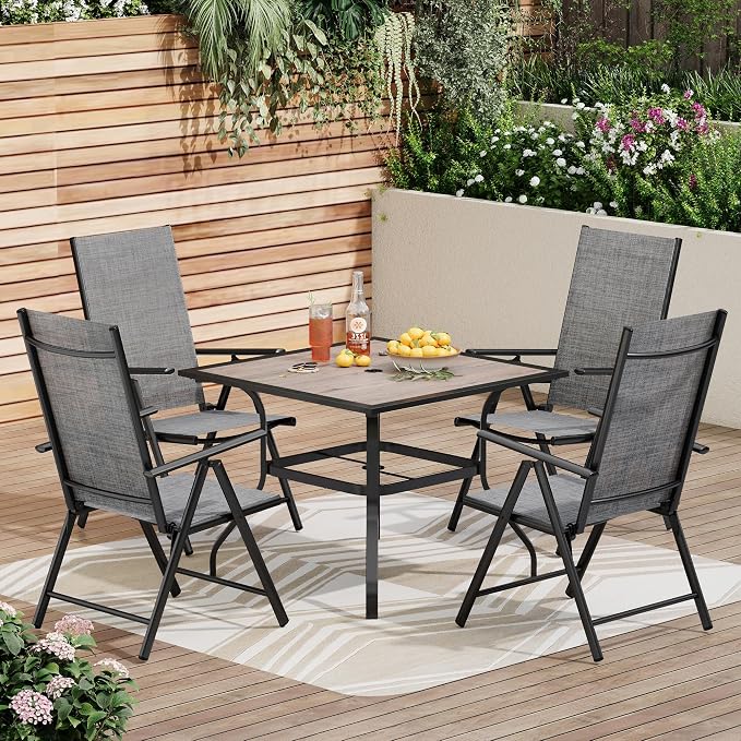 PHI VILLA 5-Piece Patio Dining Set by PHIVILLAThepioneerofcomfortablehouseholdsupplies