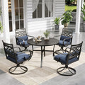 Sophia and William Swivel Outdoor Patio Dining Set by SophiaWilliam