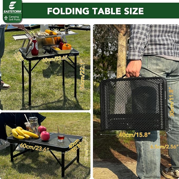 Folding Picnic Table for Grill Outdoor Camping Table - Image 4
