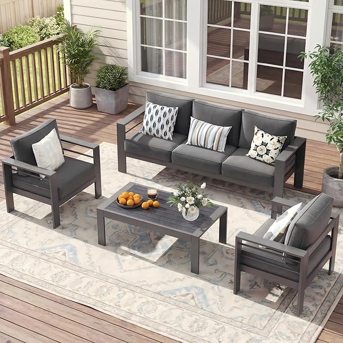 Solaste Aluminum Patio Furniture Set by Solaste