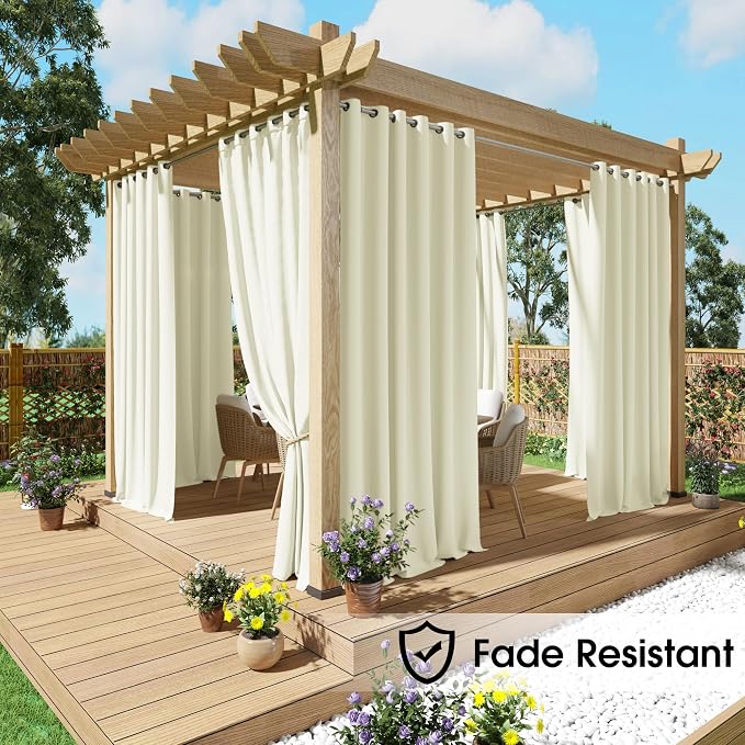 NICETOWN Fade Resistant Outdoor Curtains - Image 2