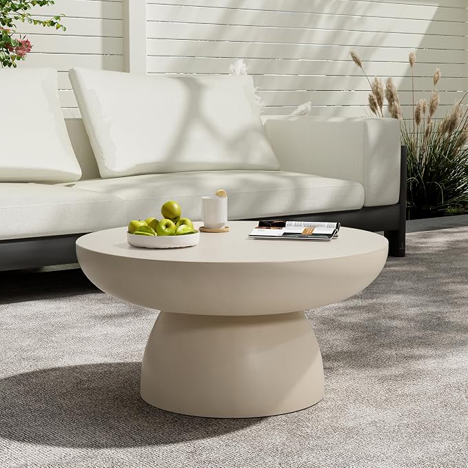 Christopher Knight Home Patsy Modern Lightweight Concrete Coffee Table by ChristopherKnightHome